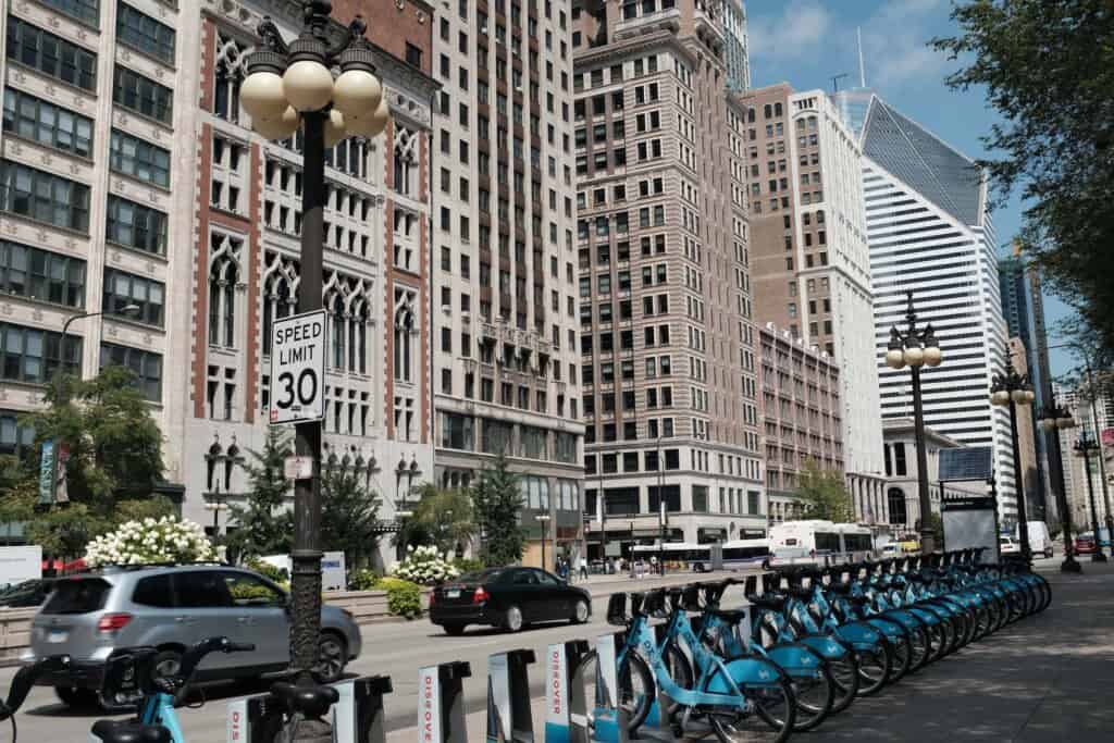 Divvy bike-sharing in Chicago
