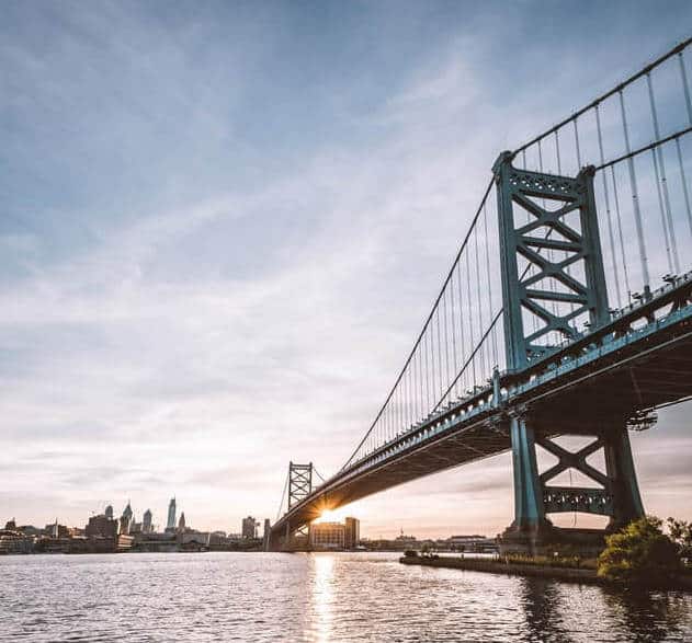 Benjamin Franklin Bridge Solo Travel in Philadelphia