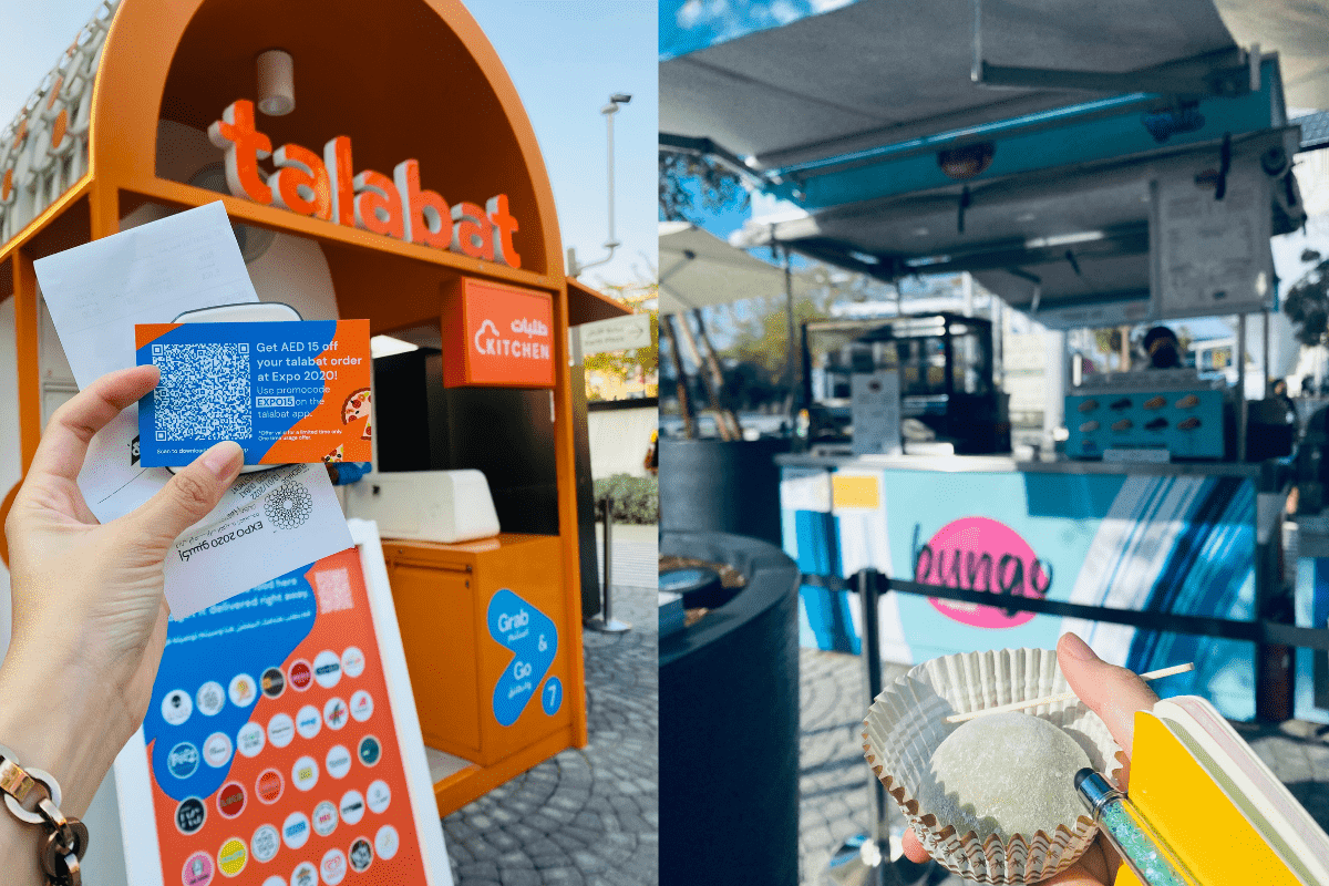 Talabat Grab & Go Station Expo Dubai 2020 tips