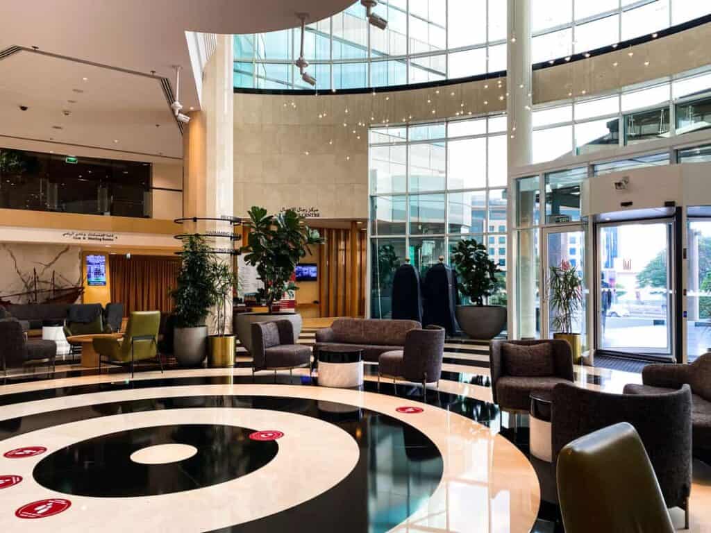 Lobby of Millennium Airport Dubai