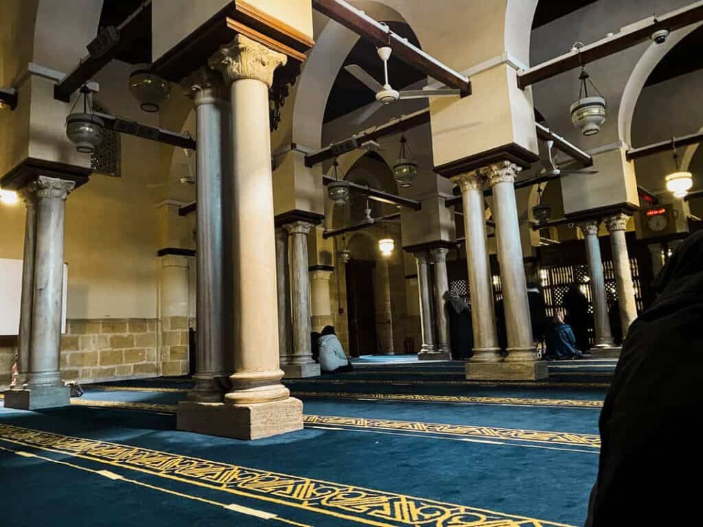Inside Al Azhar Mosque Cairo