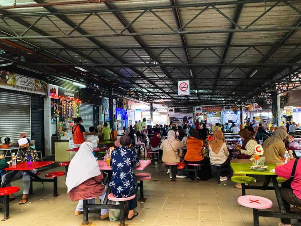 Halal eateries at Satok Market Kuching