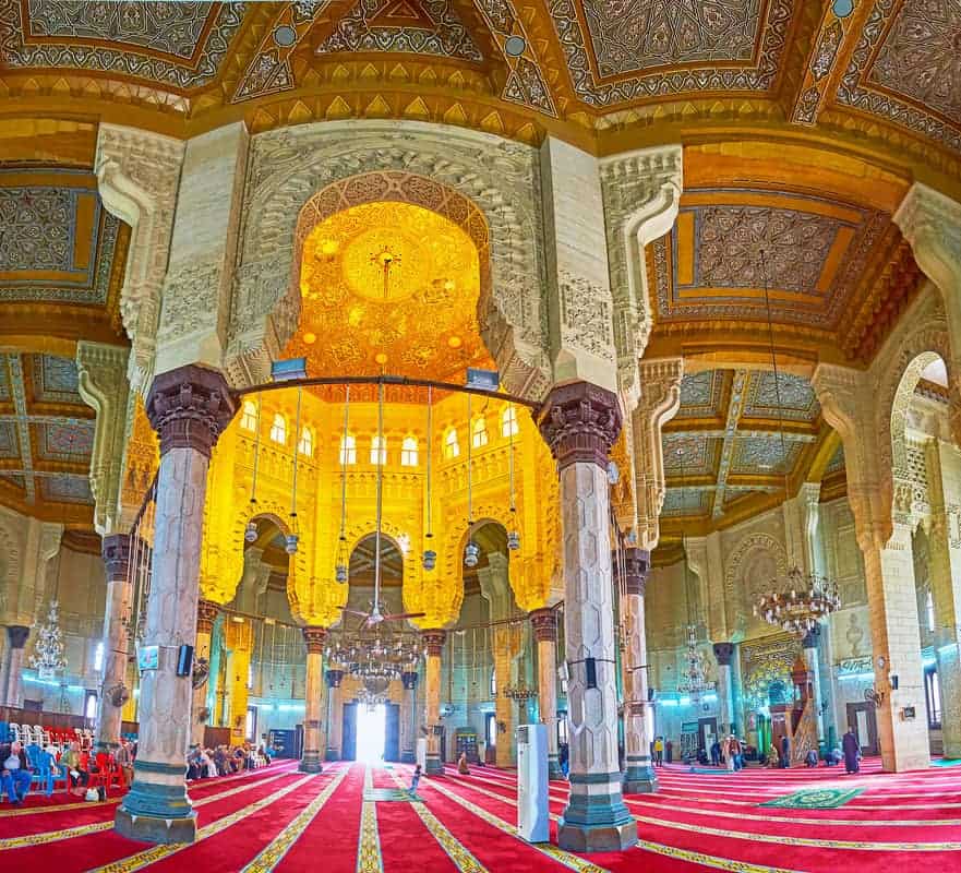 Inside Abu Abbas Al Mursi Mosque