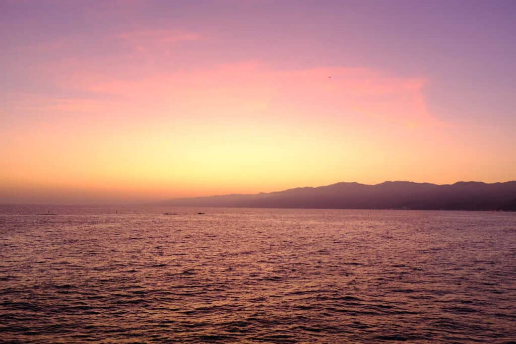 Sunset at Santa Monica