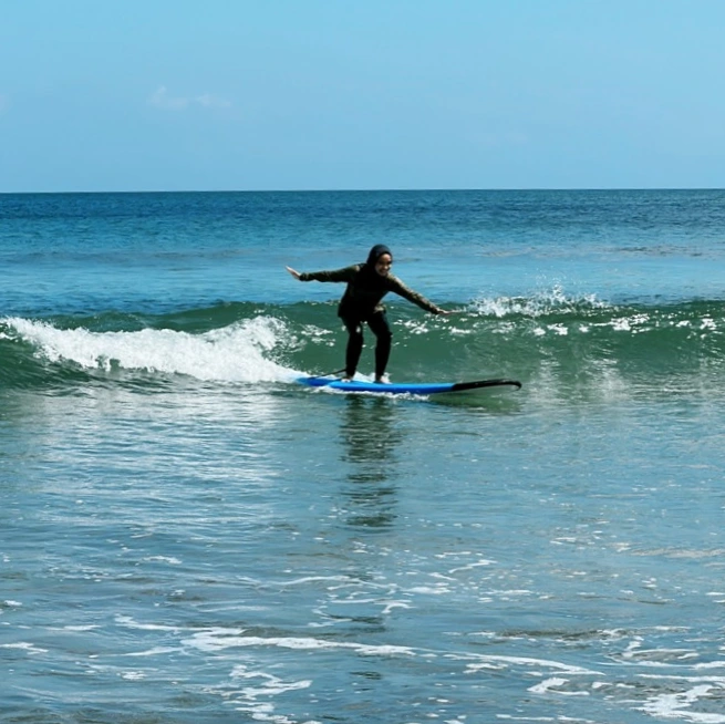 Surfing as a Muslimah Solo Traveler