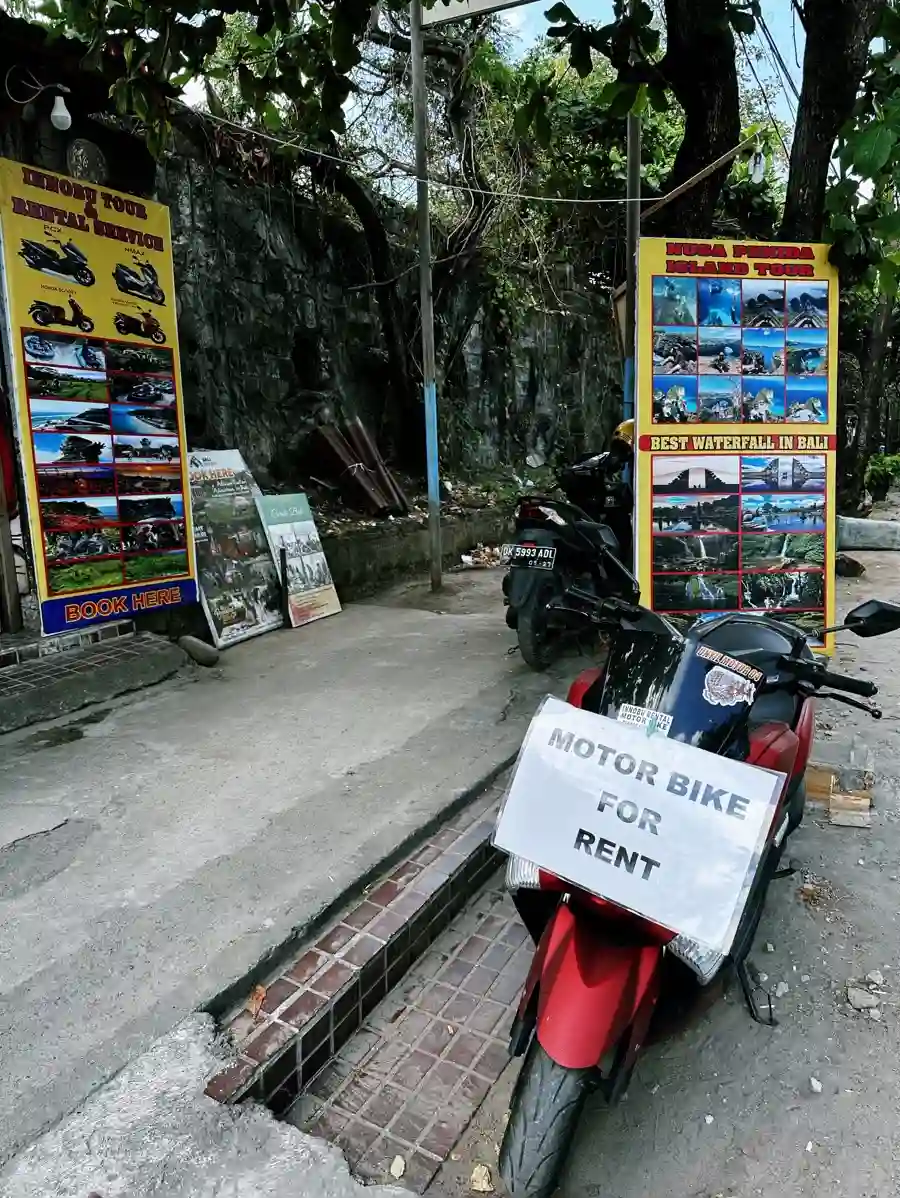 Bike for rent in Kuta, Bali