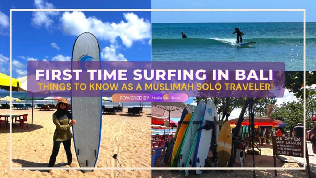 Muslim-friendly surfing experience in Kuta Beach, Bali